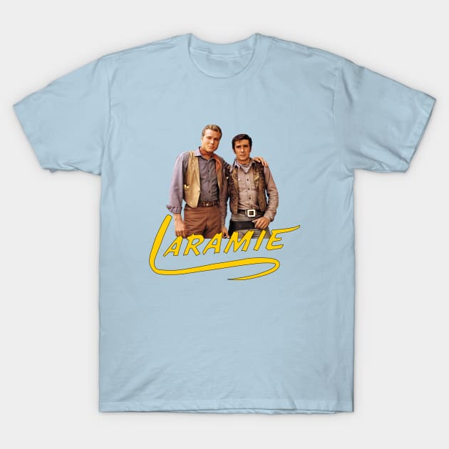 Laramie - Slim & Jess 50s/60s Tv Western T-Shirt by wildzerouk